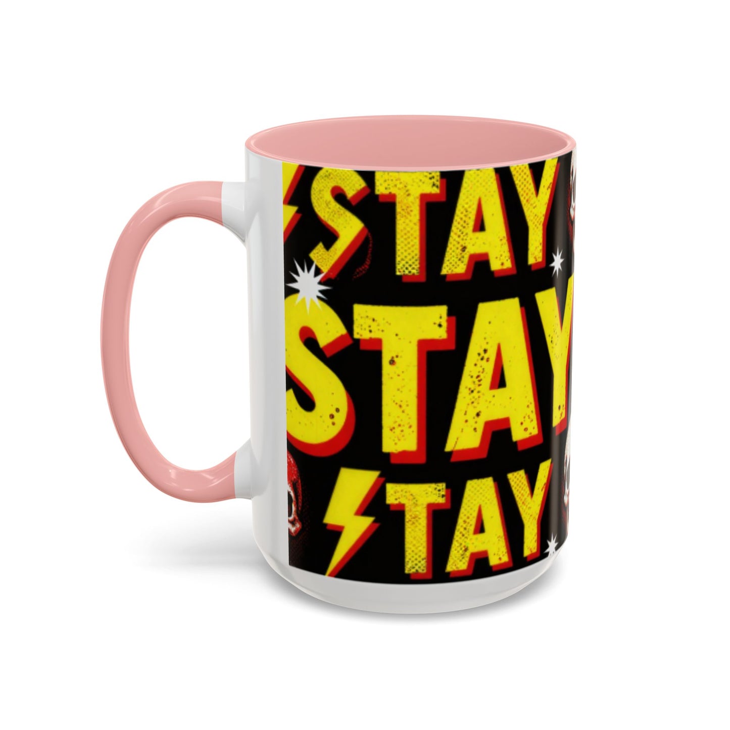Wild Skull Coffee Mug — Bold Retro "Wild" Design, 11/15oz Accent Ceramic