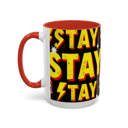 Wild Skull Coffee Mug — Bold Retro "Wild" Design, 11/15oz Accent Ceramic