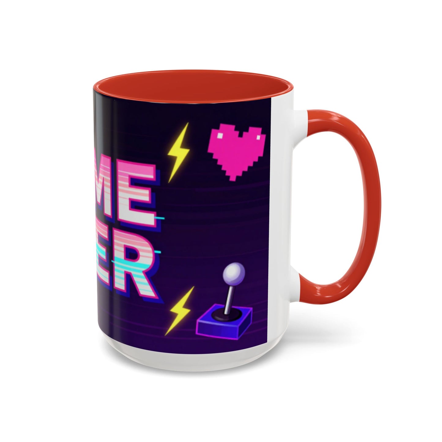 Game Over Coffee Mug — Retro Pixel Arcade Accent Mug (11/15oz)