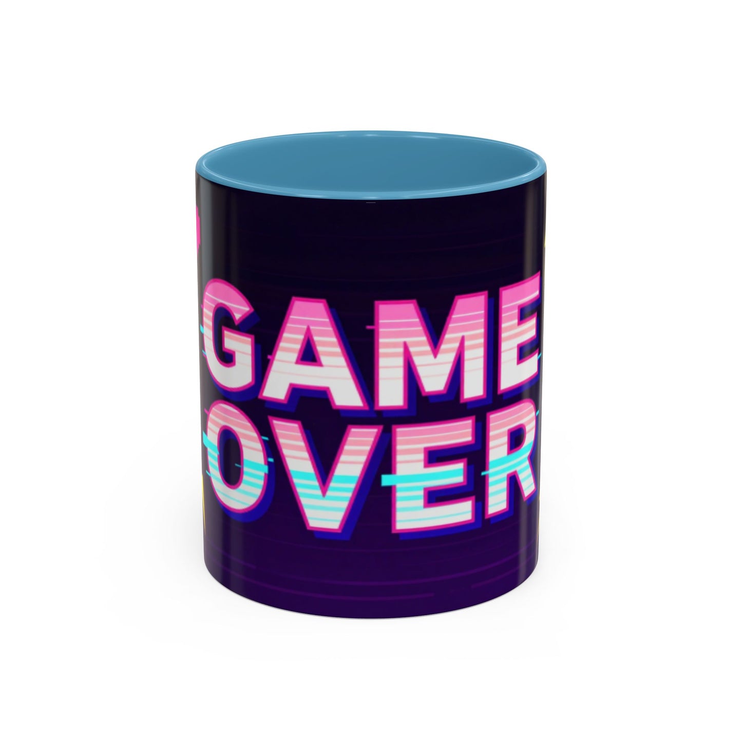 Game Over Coffee Mug — Retro Pixel Arcade Accent Mug (11/15oz)