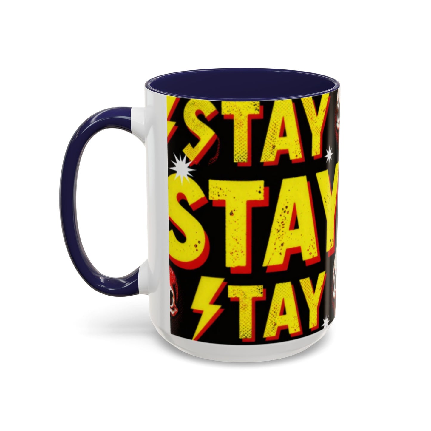 Wild Skull Coffee Mug — Bold Retro "Wild" Design, 11/15oz Accent Ceramic