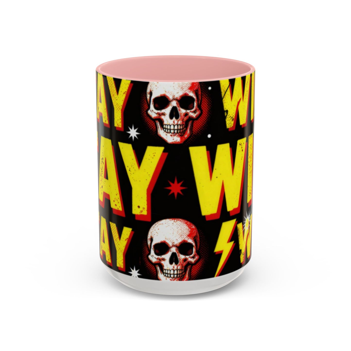 Wild Skull Coffee Mug — Bold Retro "Wild" Design, 11/15oz Accent Ceramic