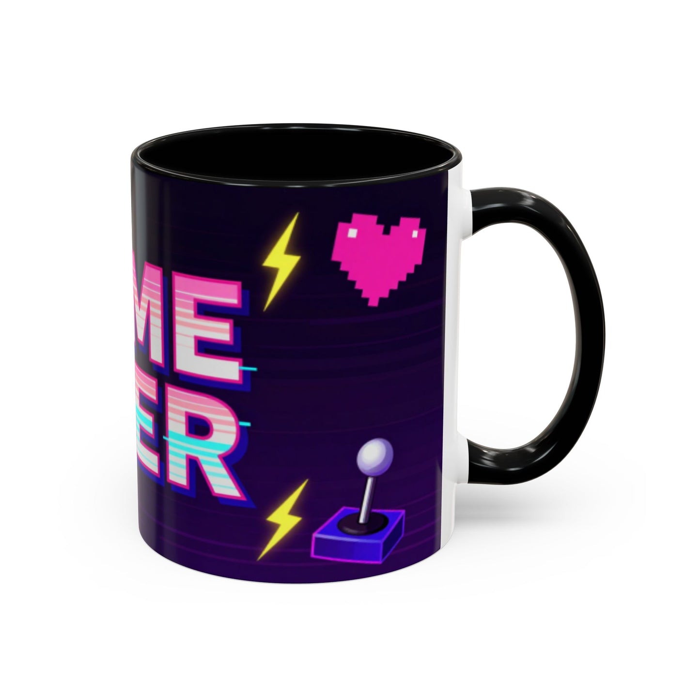 Game Over Coffee Mug — Retro Pixel Arcade Accent Mug (11/15oz)