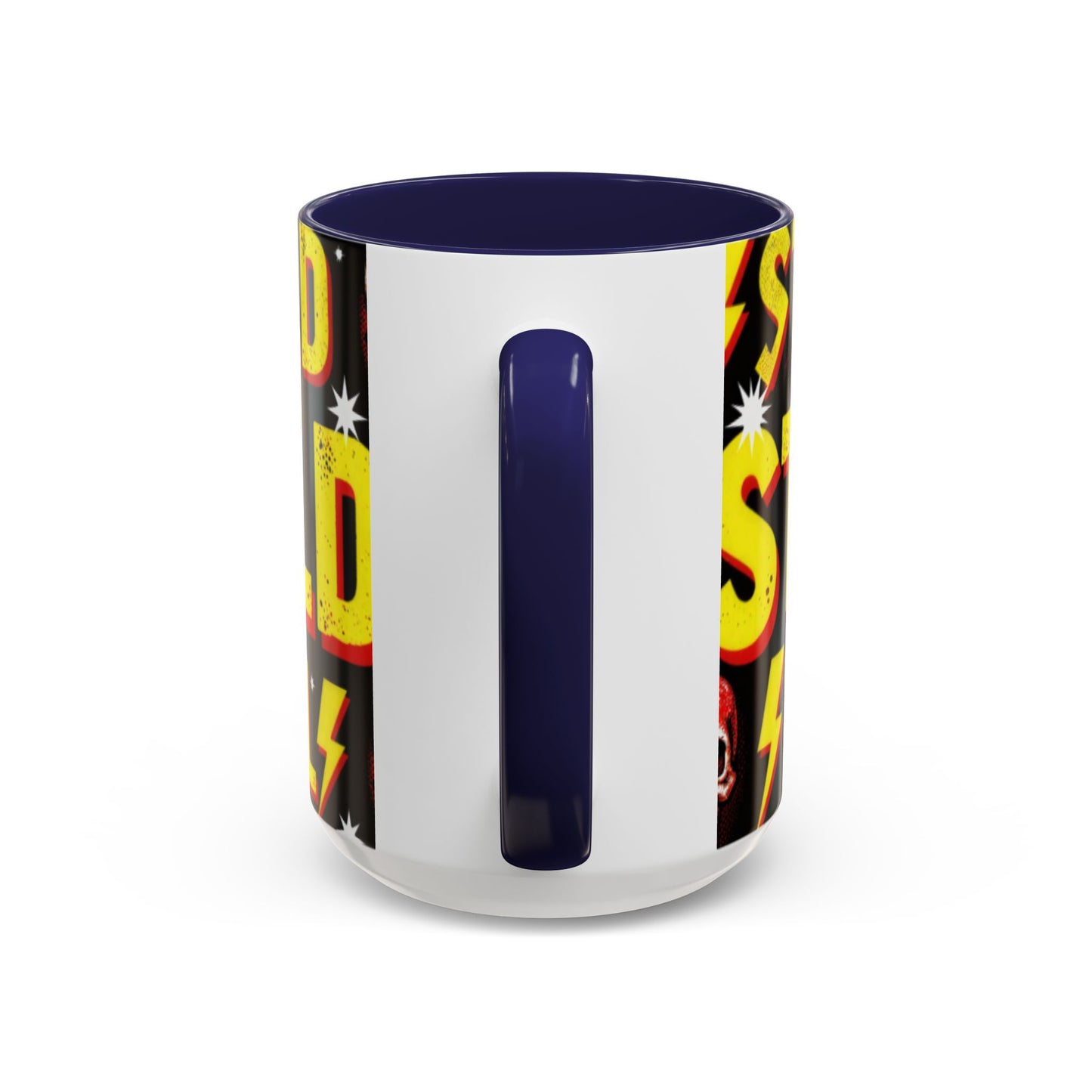 Wild Skull Coffee Mug — Bold Retro "Wild" Design, 11/15oz Accent Ceramic