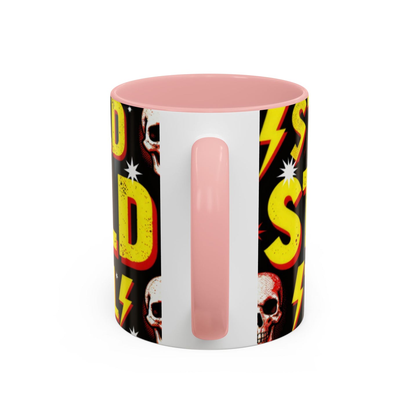 Wild Skull Coffee Mug — Bold Retro "Wild" Design, 11/15oz Accent Ceramic
