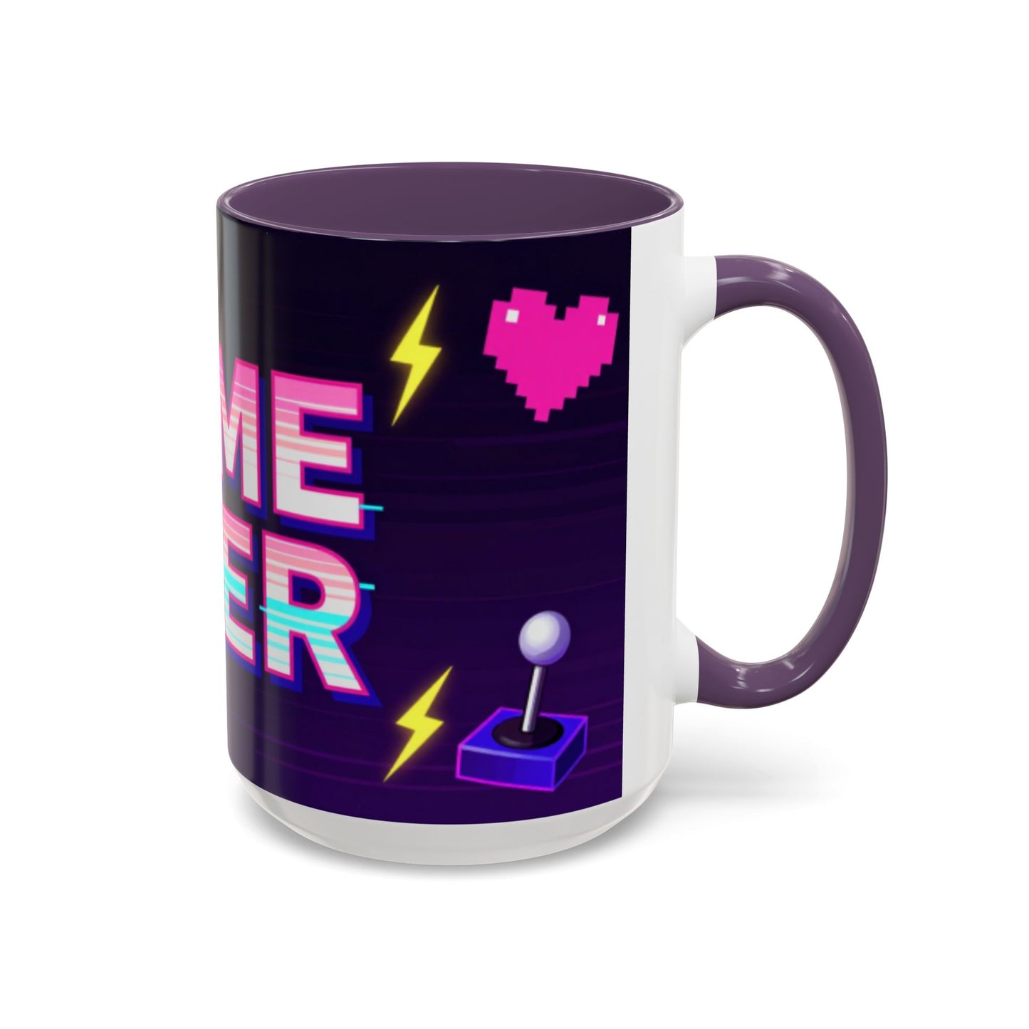 Game Over Coffee Mug — Retro Pixel Arcade Accent Mug (11/15oz)