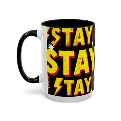 Wild Skull Coffee Mug — Bold Retro "Wild" Design, 11/15oz Accent Ceramic