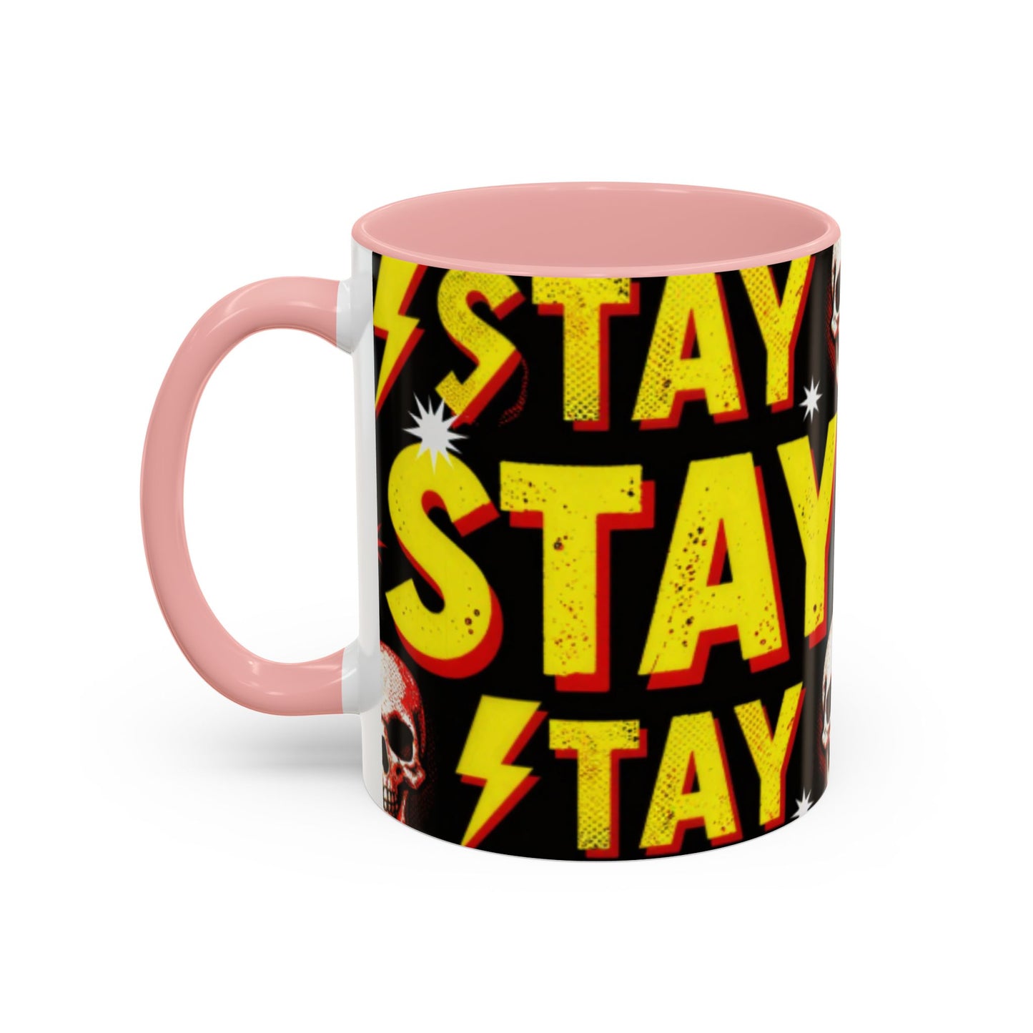 Wild Skull Coffee Mug — Bold Retro "Wild" Design, 11/15oz Accent Ceramic