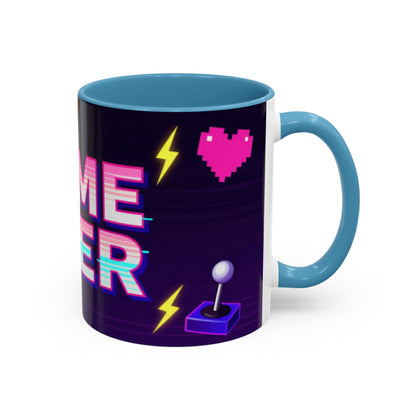 Game Over Coffee Mug — Retro Pixel Arcade Accent Mug (11/15oz)
