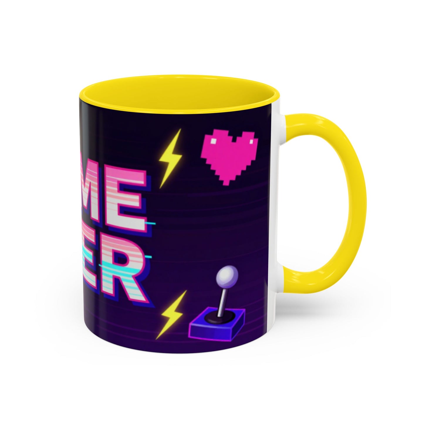 Game Over Coffee Mug — Retro Pixel Arcade Accent Mug (11/15oz)
