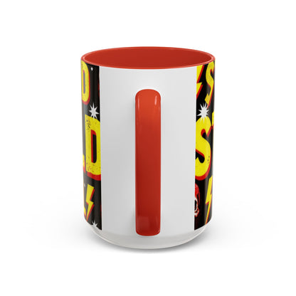 Wild Skull Coffee Mug — Bold Retro "Wild" Design, 11/15oz Accent Ceramic