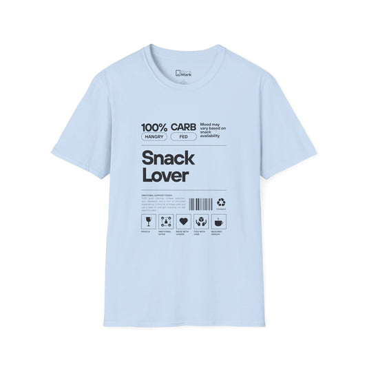 Snack Lover T‑Shirt — 100% Carb Graphic Tee