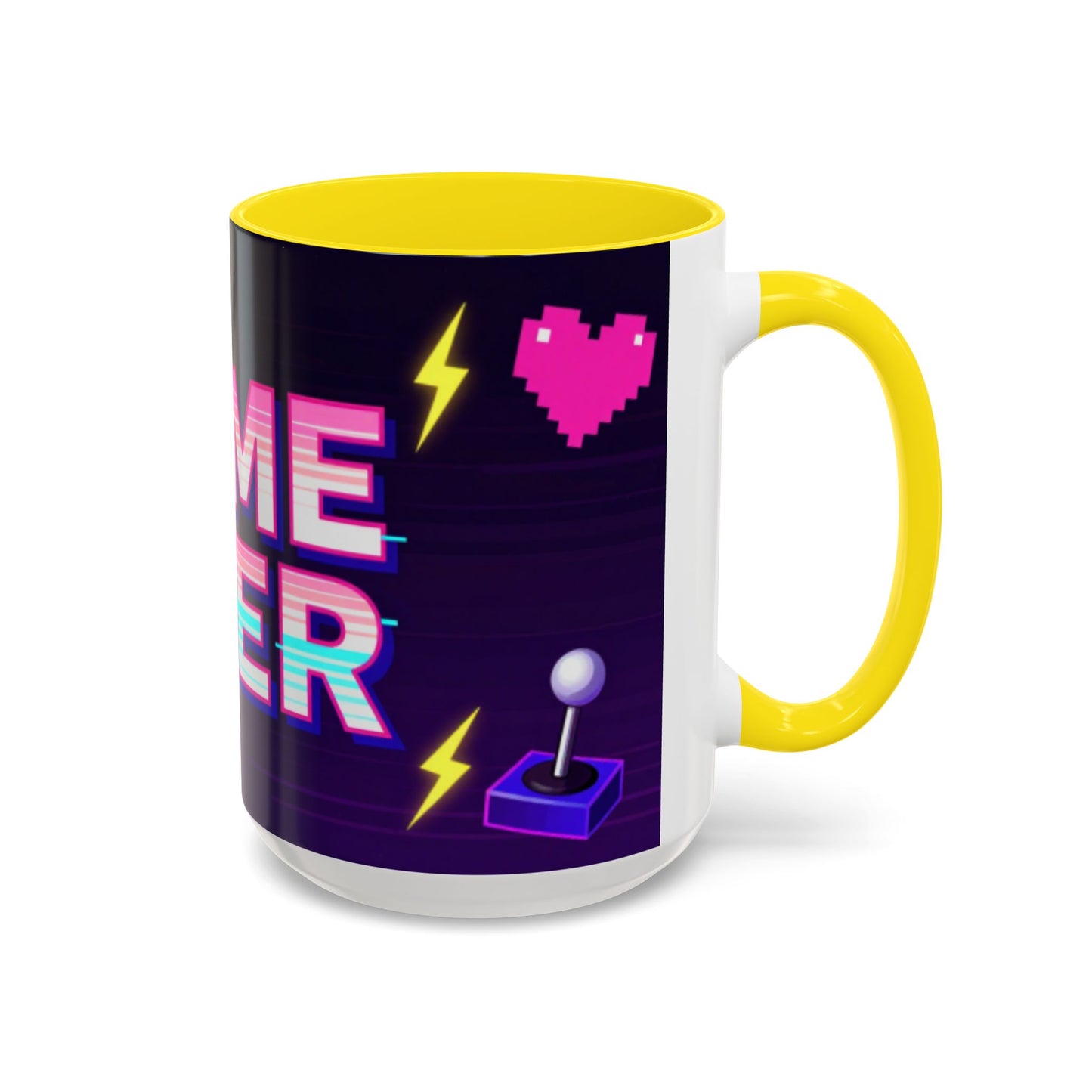 Game Over Coffee Mug — Retro Pixel Arcade Accent Mug (11/15oz)