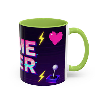 Game Over Coffee Mug — Retro Pixel Arcade Accent Mug (11/15oz)