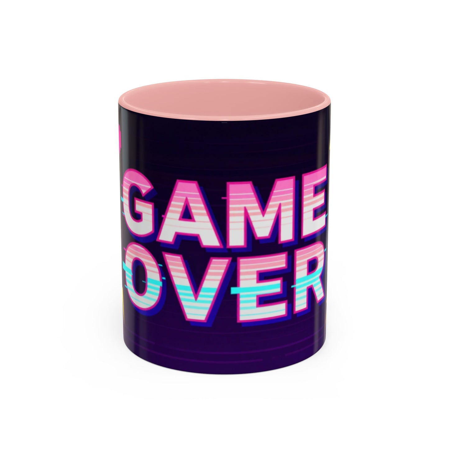 Game Over Coffee Mug — Retro Pixel Arcade Accent Mug (11/15oz)