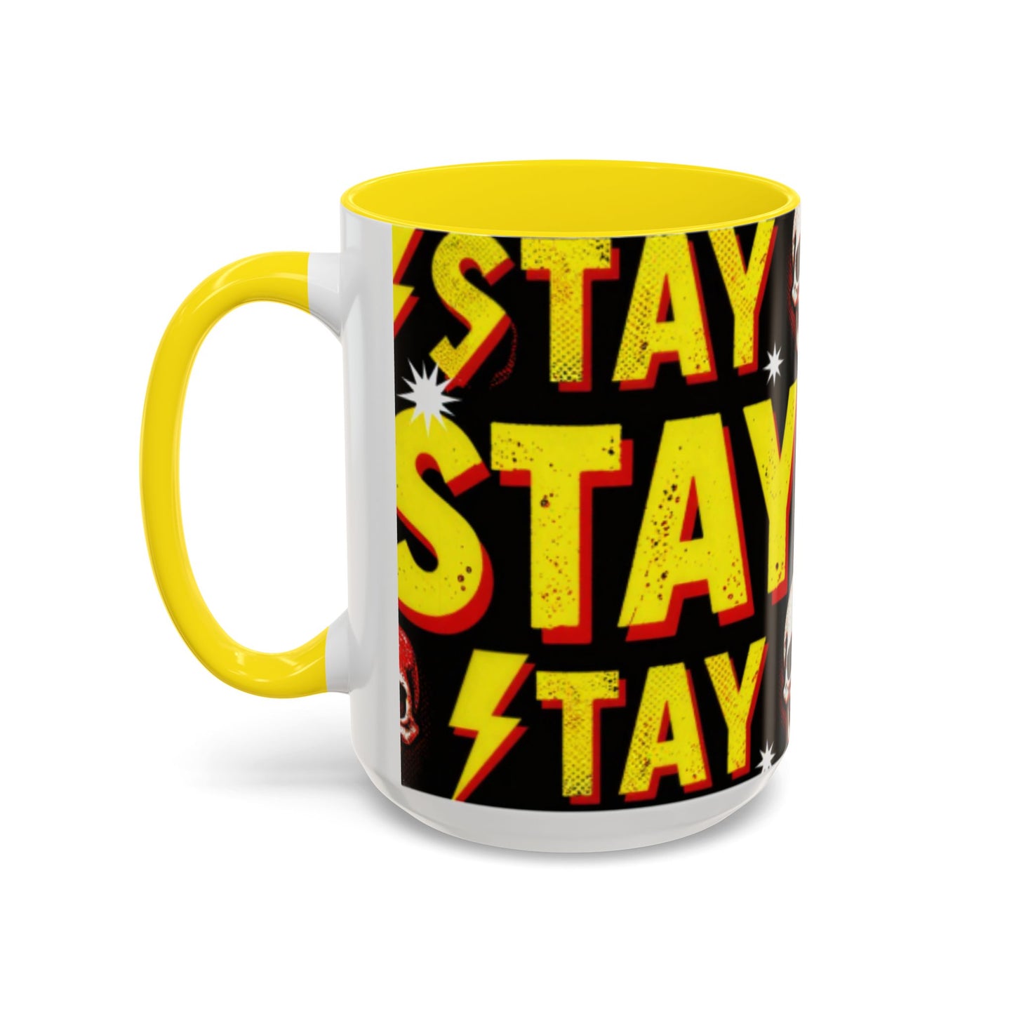 Wild Skull Coffee Mug — Bold Retro "Wild" Design, 11/15oz Accent Ceramic