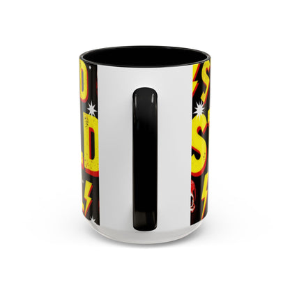 Wild Skull Coffee Mug — Bold Retro "Wild" Design, 11/15oz Accent Ceramic
