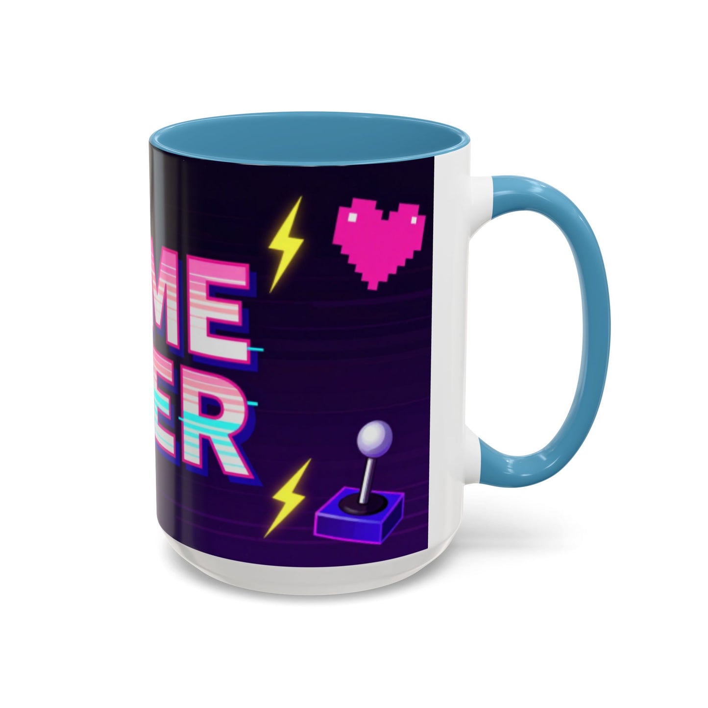 Game Over Coffee Mug — Retro Pixel Arcade Accent Mug (11/15oz)