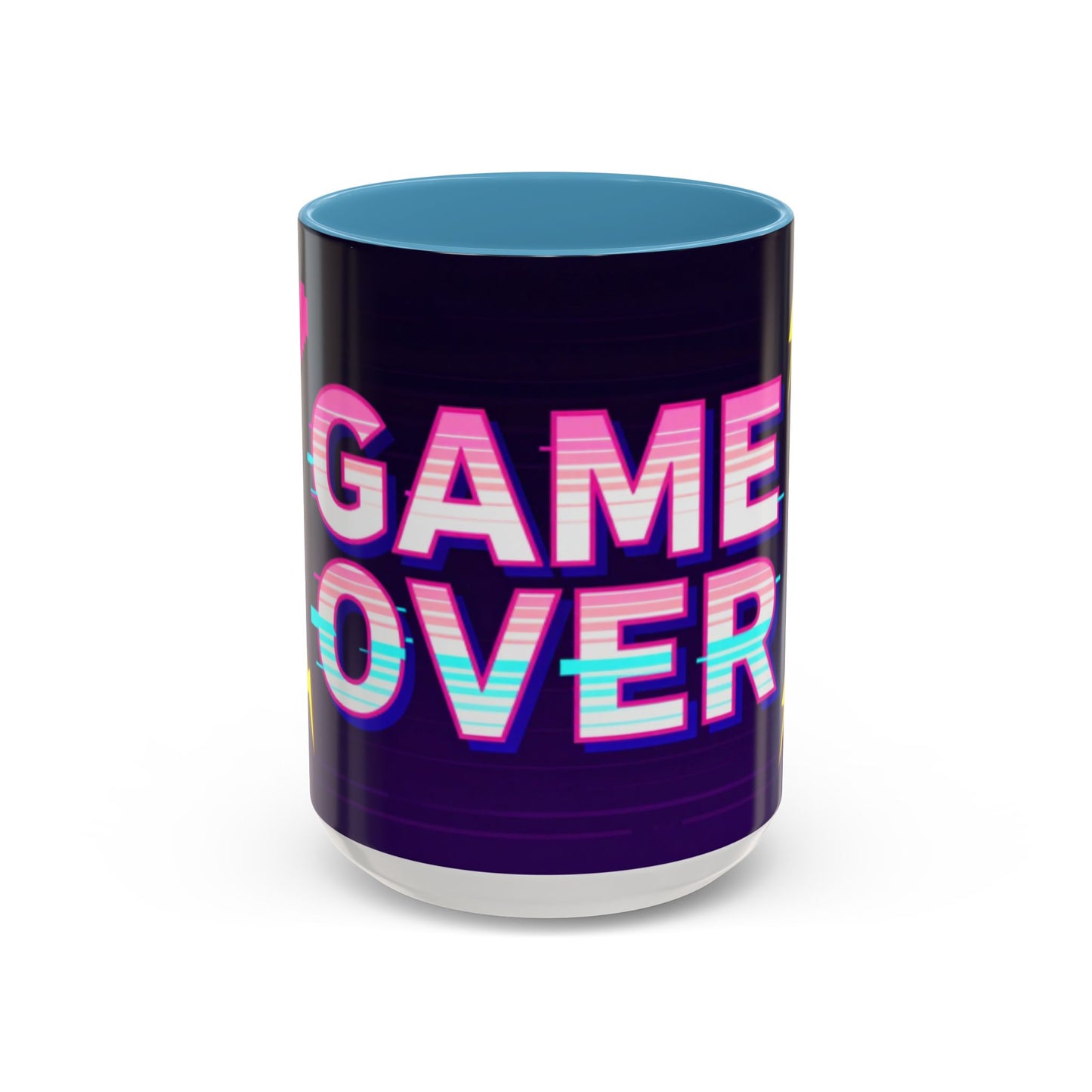 Game Over Coffee Mug — Retro Pixel Arcade Accent Mug (11/15oz)