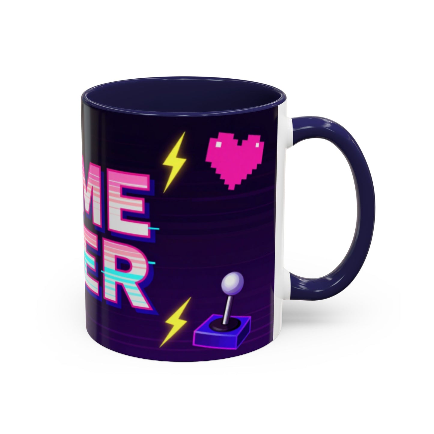 Game Over Coffee Mug — Retro Pixel Arcade Accent Mug (11/15oz)