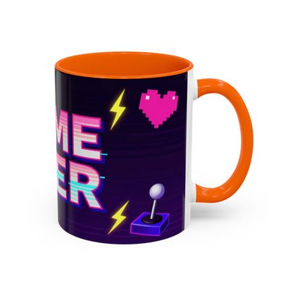 Game Over Coffee Mug — Retro Pixel Arcade Accent Mug (11/15oz)