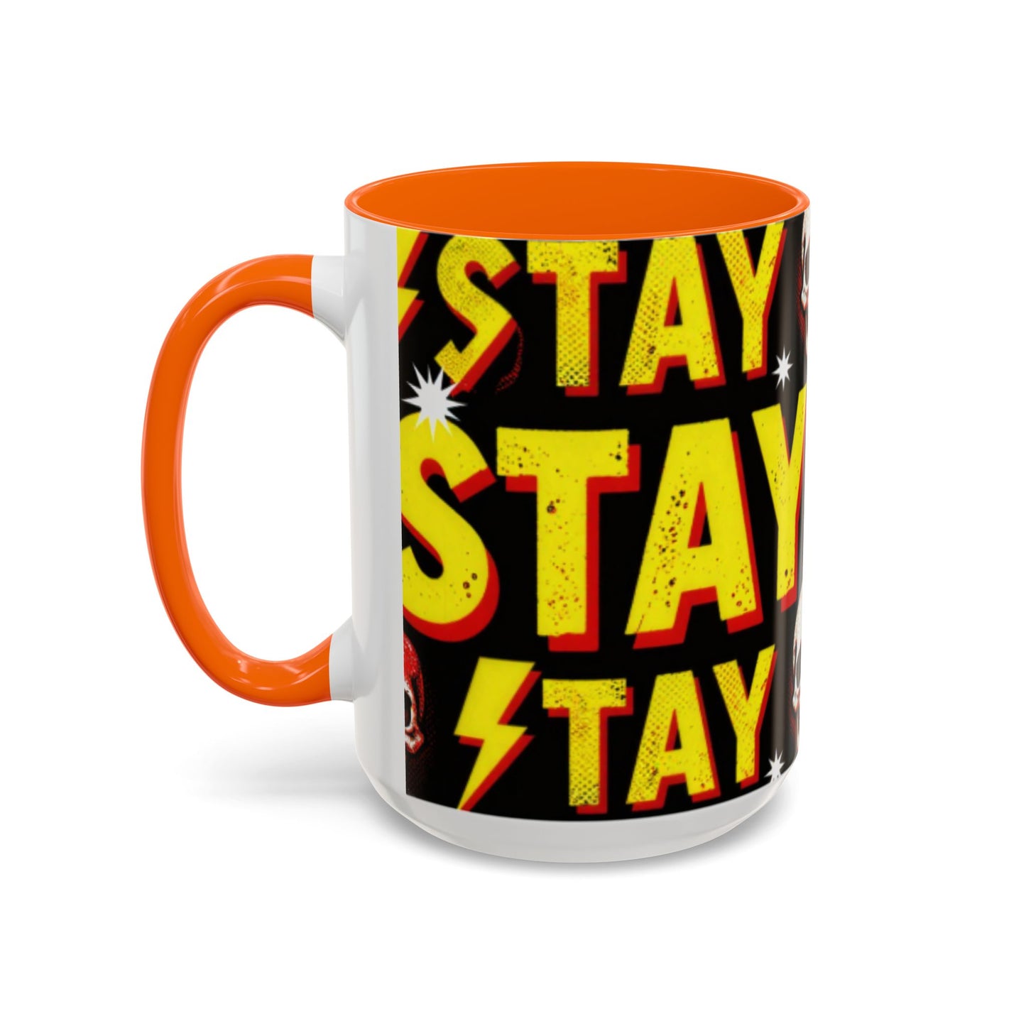 Wild Skull Coffee Mug — Bold Retro "Wild" Design, 11/15oz Accent Ceramic
