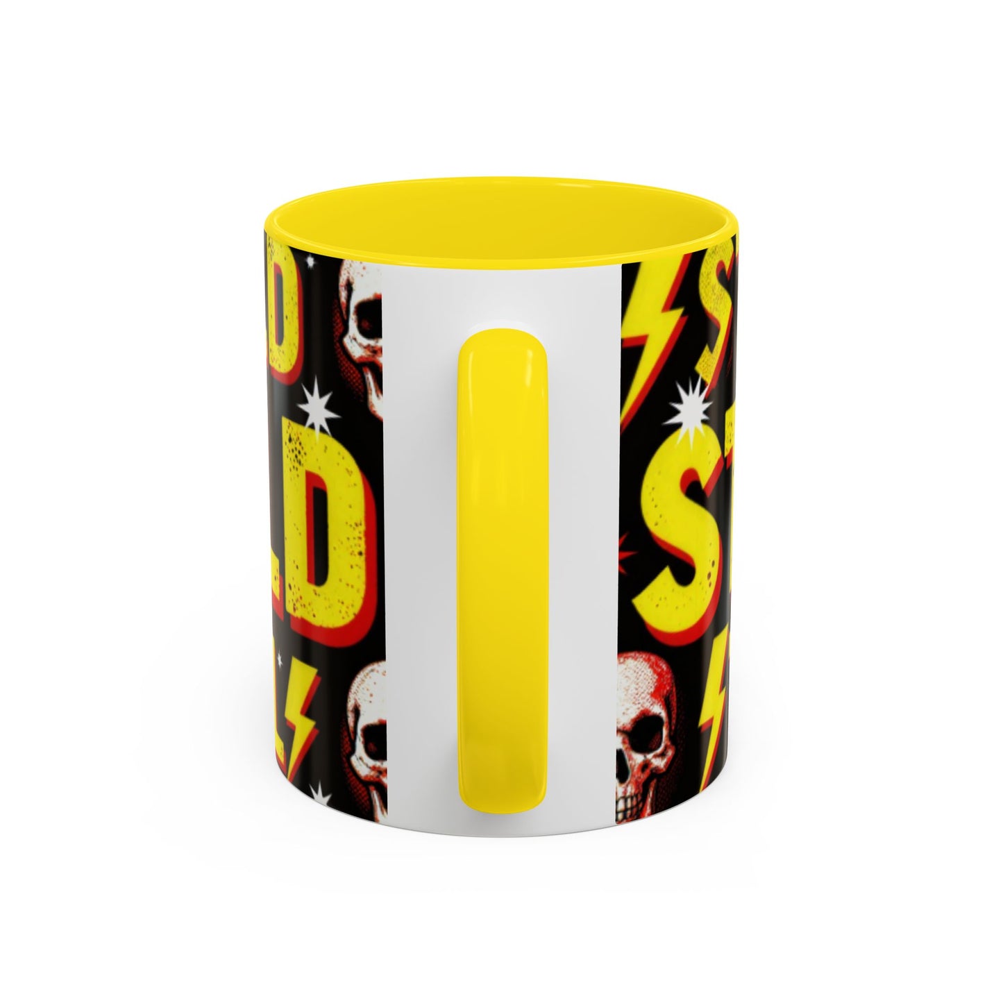 Wild Skull Coffee Mug — Bold Retro "Wild" Design, 11/15oz Accent Ceramic