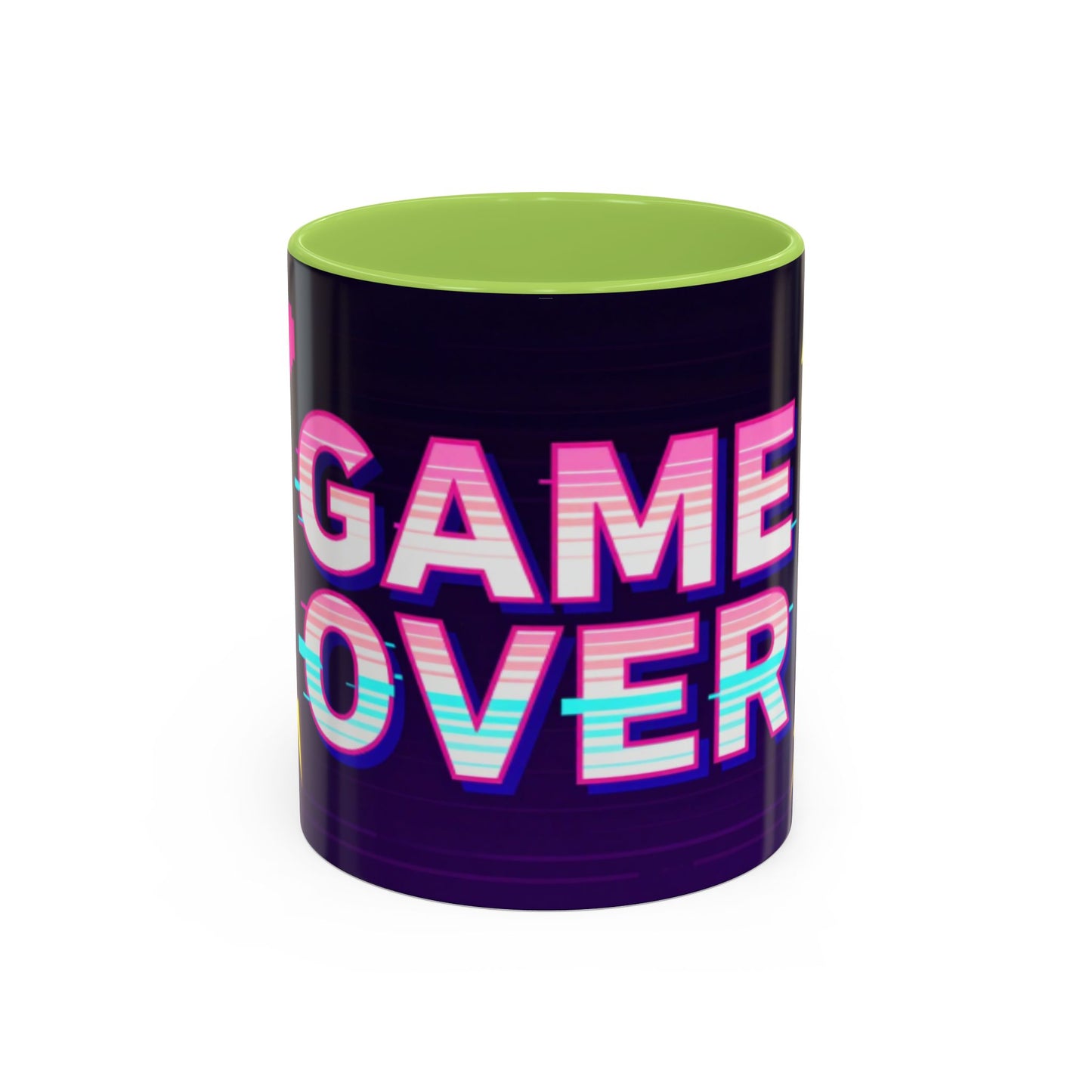 Game Over Coffee Mug — Retro Pixel Arcade Accent Mug (11/15oz)