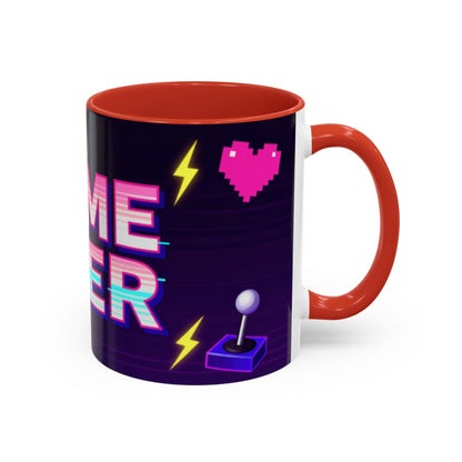 Game Over Coffee Mug — Retro Pixel Arcade Accent Mug (11/15oz)