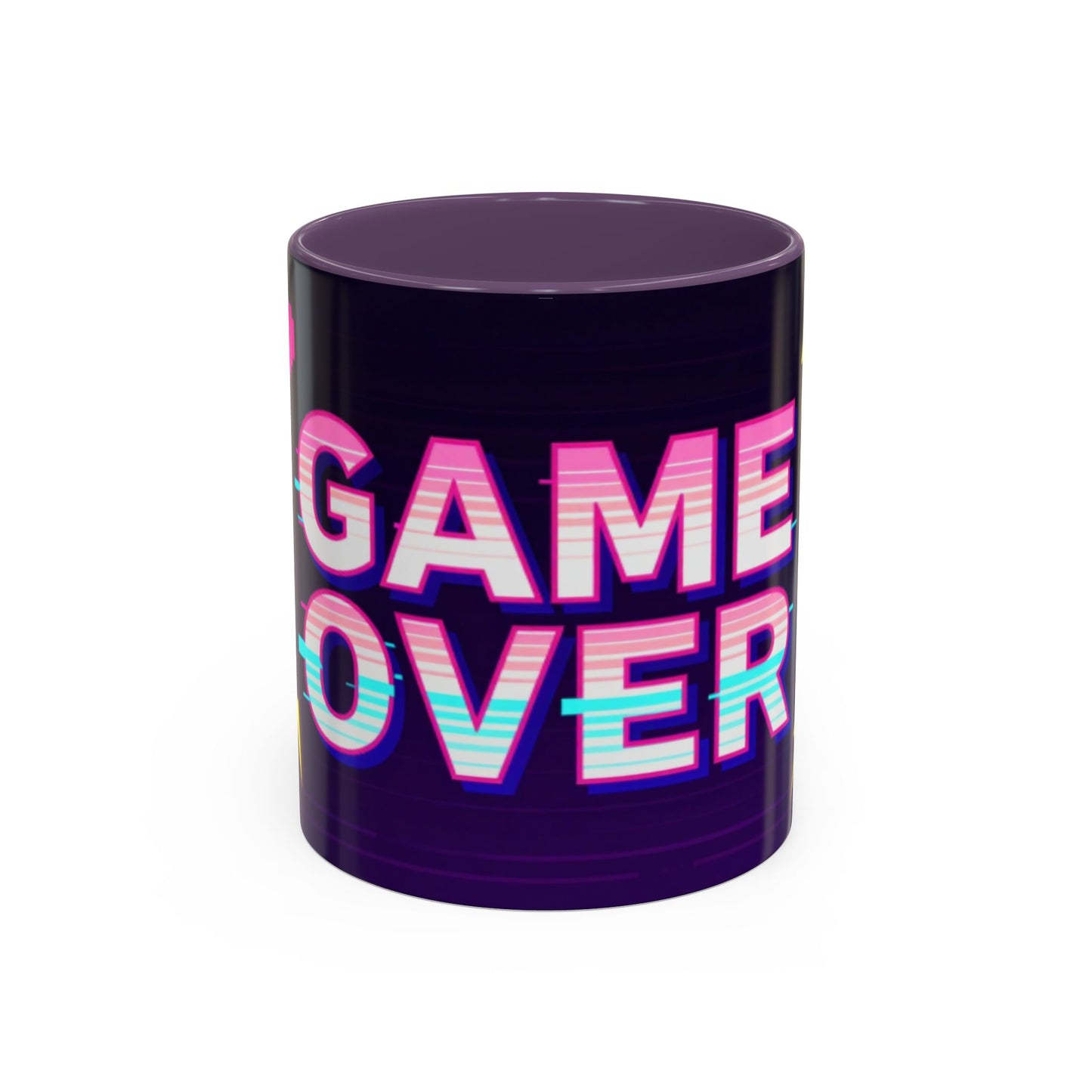 Game Over Coffee Mug — Retro Pixel Arcade Accent Mug (11/15oz)