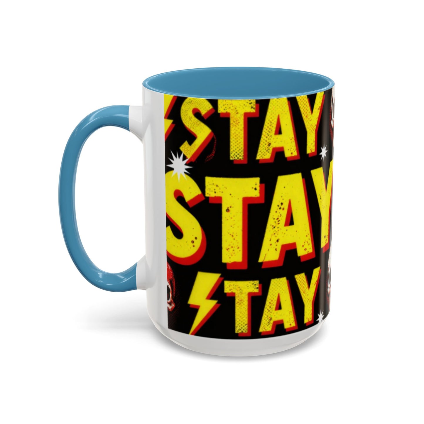 Wild Skull Coffee Mug — Bold Retro "Wild" Design, 11/15oz Accent Ceramic