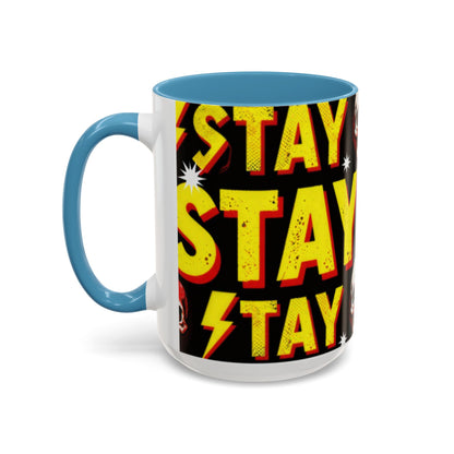 Wild Skull Coffee Mug — Bold Retro "Wild" Design, 11/15oz Accent Ceramic