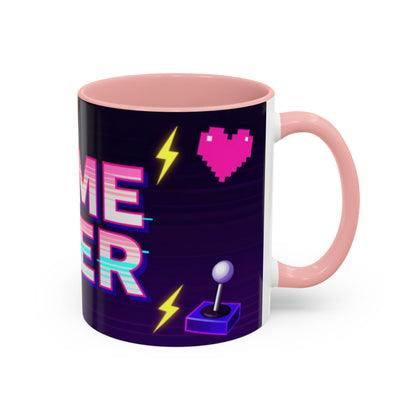 Game Over Coffee Mug — Retro Pixel Arcade Accent Mug (11/15oz)