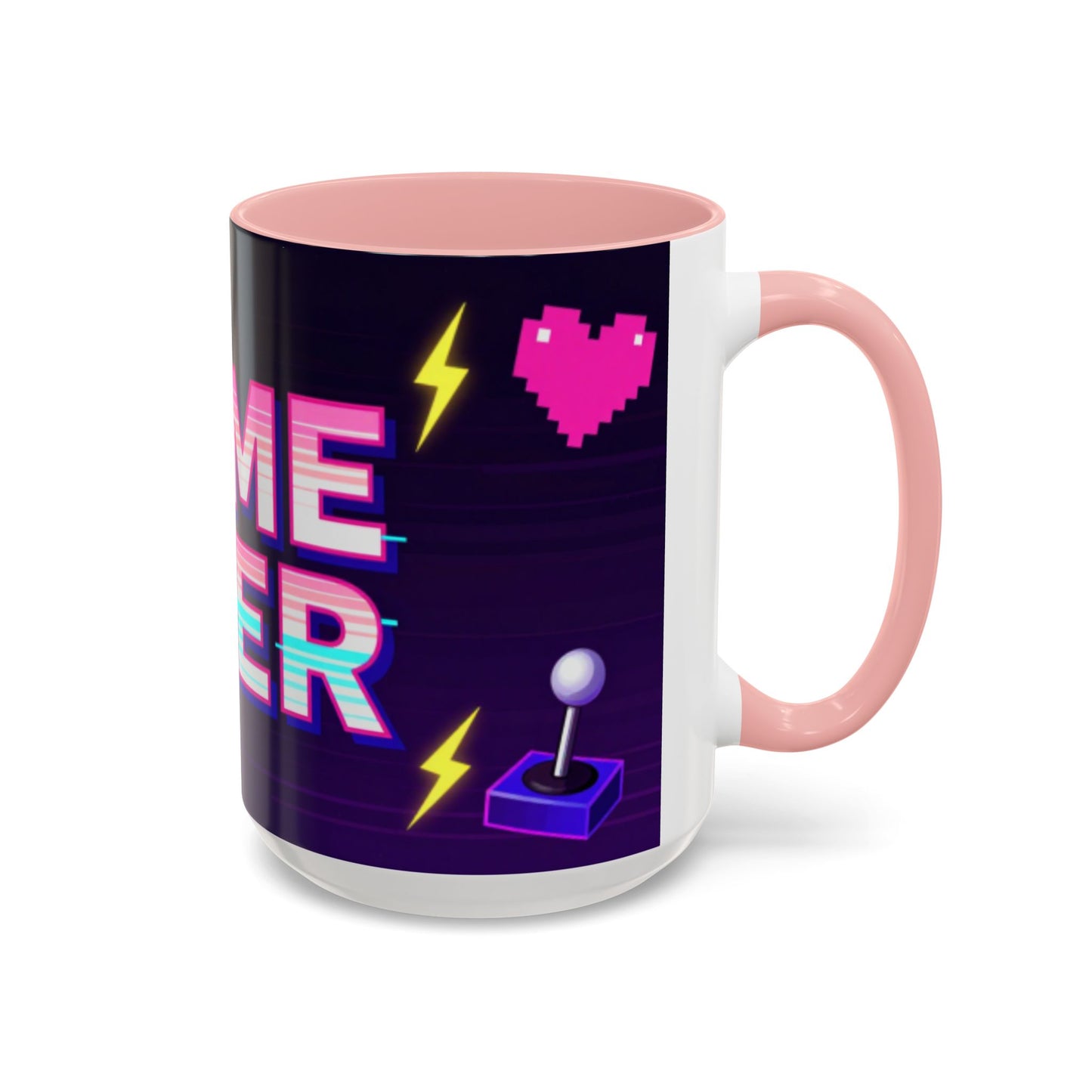 Game Over Coffee Mug — Retro Pixel Arcade Accent Mug (11/15oz)