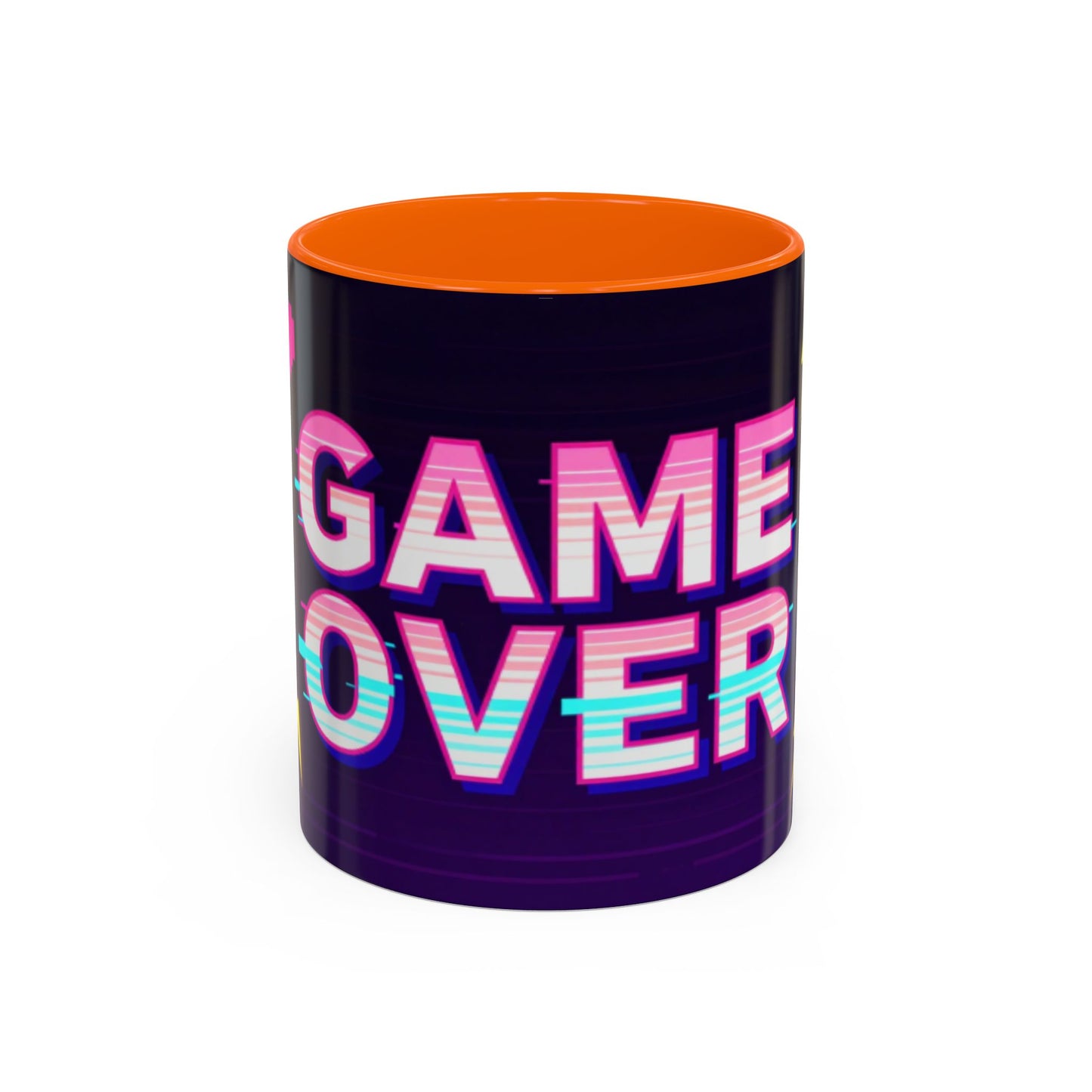 Game Over Coffee Mug — Retro Pixel Arcade Accent Mug (11/15oz)