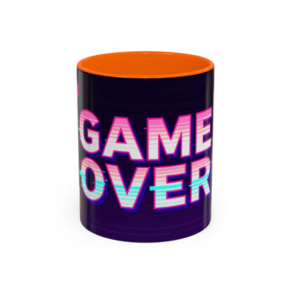 Game Over Coffee Mug — Retro Pixel Arcade Accent Mug (11/15oz)