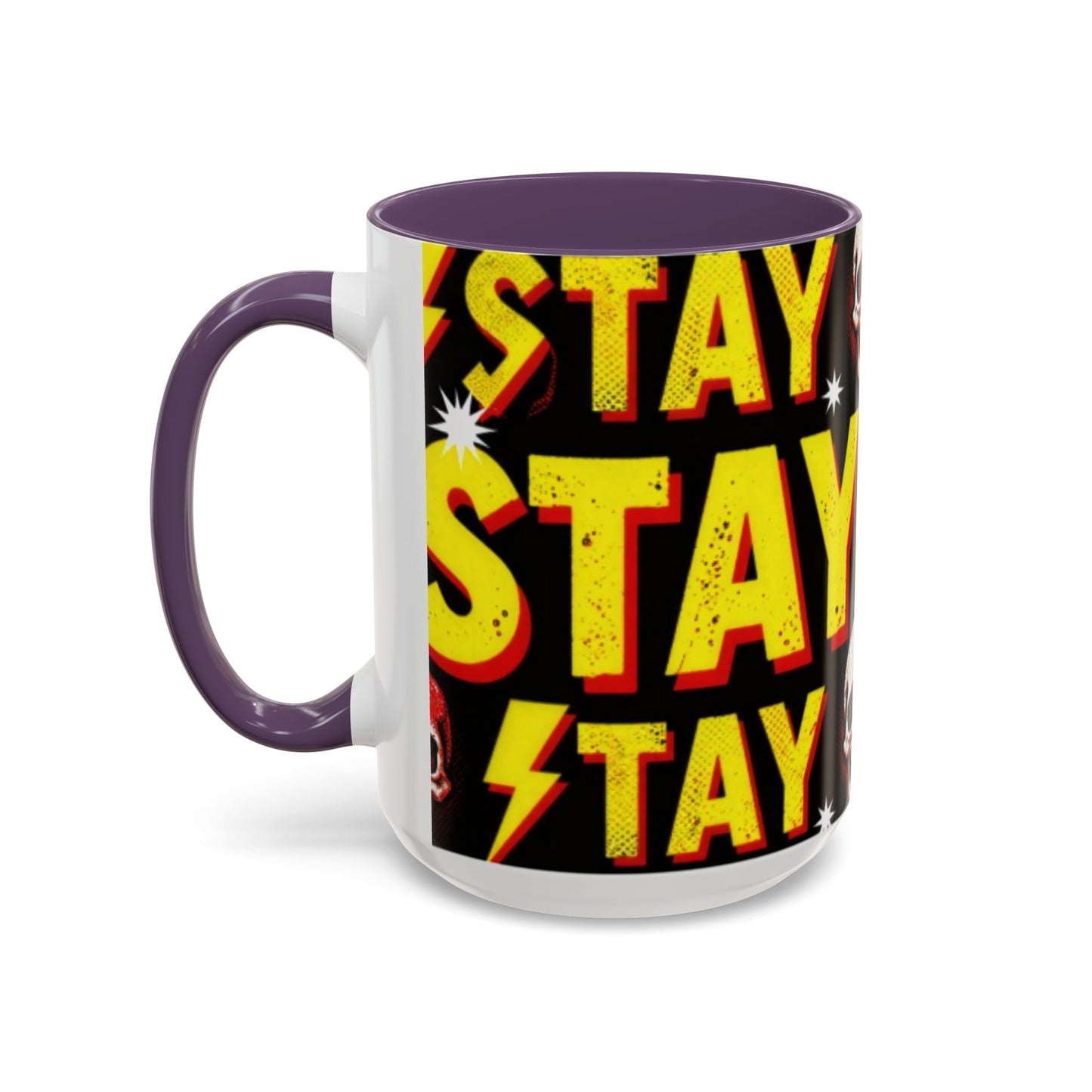 Wild Skull Coffee Mug — Bold Retro "Wild" Design, 11/15oz Accent Ceramic