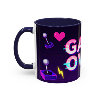Game Over Coffee Mug — Retro Pixel Arcade Accent Mug (11/15oz)