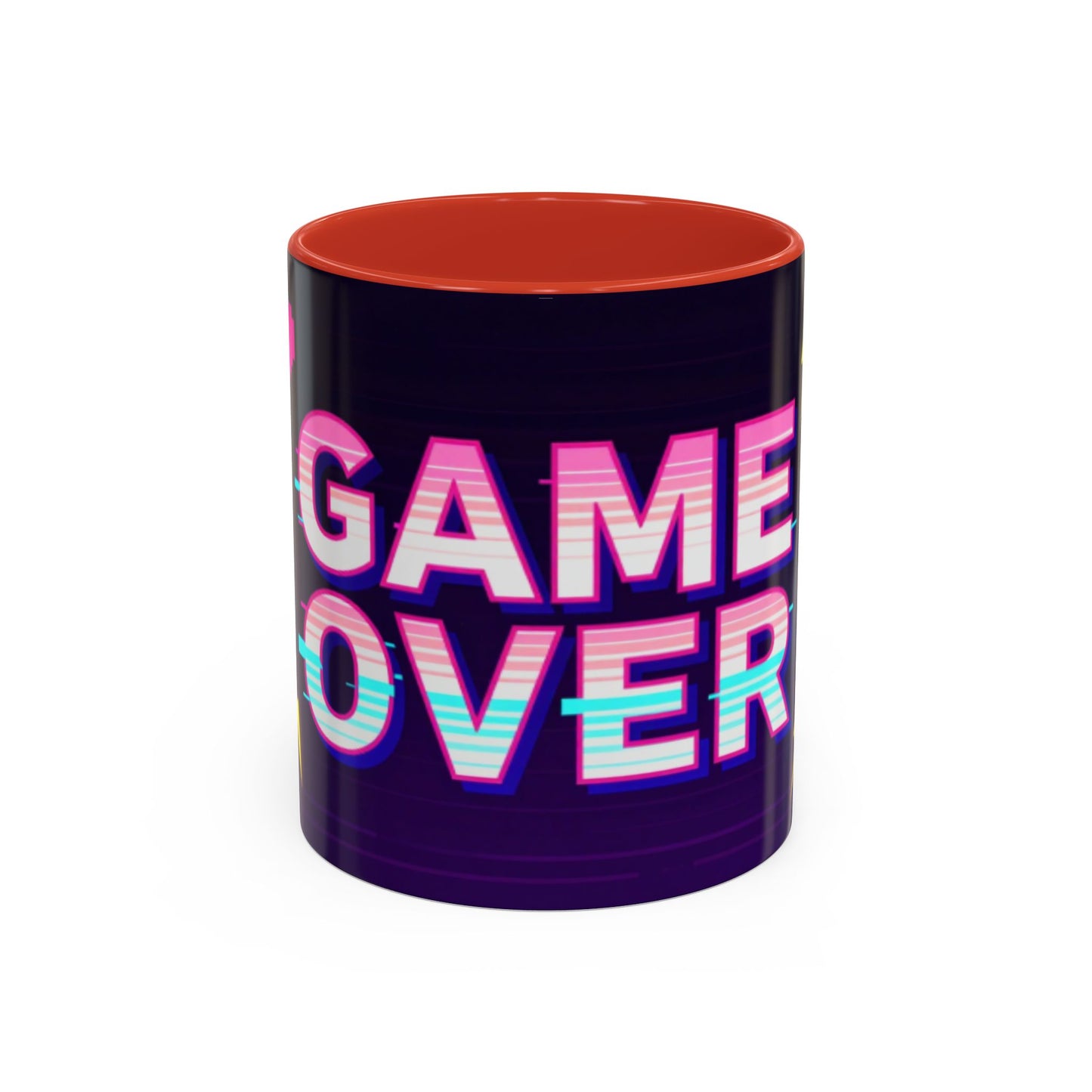 Game Over Coffee Mug — Retro Pixel Arcade Accent Mug (11/15oz)