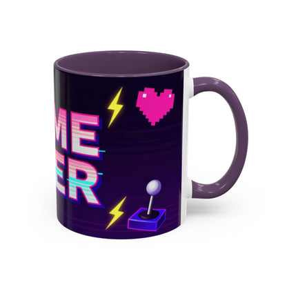 Game Over Coffee Mug — Retro Pixel Arcade Accent Mug (11/15oz)