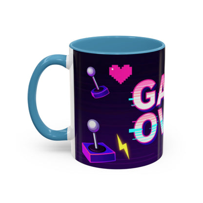 Game Over Coffee Mug — Retro Pixel Arcade Accent Mug (11/15oz)